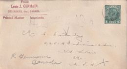 Canada Old Cover Mailed - 1903-1954 Kings