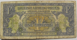 GREAT BRITAIN Shilling 1946 / British Armed Forces / First Issue / RARE - British Armed Forces & Special Vouchers