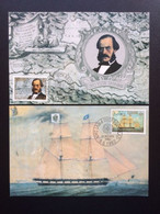 JUGOSLAVIJA 1982 EUROPA CEPT MAXIMUM CARDS JOEGOSLAVIE JUGOSLAVIA SCHEPEN SHIPS - Cartes-maximum