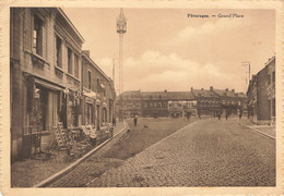 PATURAGES - Grand'Place (avec Tir A La Herse Sur La Gauche De La Carte)- Carte Circulé En 1947 - Colfontaine