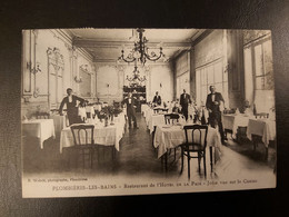 88 - Vosges -PLOMBIERES LES BAINS- Restaurant De L'Hôtel De La Paix - Restaurants