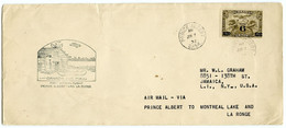 CANADA AIR MAIL : FIRST OFFICIAL FLIGHT : PRINCE EDWARD - LAC LA RONGE, 1932 / JAMAICA, LONG ISLAND (GRAHAM) - Eerste Vluchten