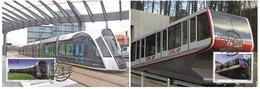 Luxembourg 2017 - Tramway And The Pfaffenthal-Kirchberg Funicular Carte Maximum Set - Maximumkaarten
