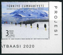 Türkiye 2020 Mi 4621 MNH Antarctic Research Project | Science, Mountains, Snow - Neufs