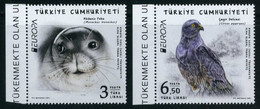 Türkiye 2021 Mi 4642-4643 MNH Europa, Endangered Species: Mediterranean Monk Seal, Montagu's Harrier, CEPT - Unused Stamps