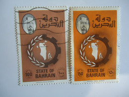 BAHRAIN   USED    MNH STAMPS   2   ANNIVERSARIES - Bahrain (1965-...)