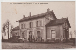 CARTE POSTALE   GUIGNES RABUTIN 77  La Gare De Yèbles-Guignes - Other Municipalities