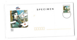 SPECIMEN BD SIGNEE BILAL - PAP ENTIER POSTAL DUO SOUS BLISTER ( JAMAIS OUVERT ) VOIR LES SCANNERS - Specimen