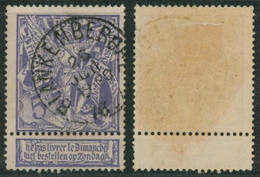 Expositions - N°71 Obl Simple Cercle "Blanckenberghe" - 1894-1896 Ausstellungen