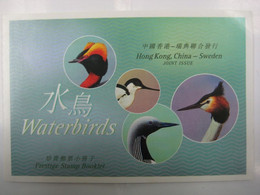 China HONG KONG 2003 Booklet Waterbird Stamp Joint Sweden ISSUE Bird - Cuadernillos