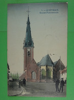 Quiévrain Eglise Paroissiale (colorisée) - Quiévrain