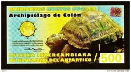 **Nouveau** 500 Sucres   "Iles GALAPAGOS" Tortues12 Février 2009  Polymer   UNC     Ble 27 - Equateur