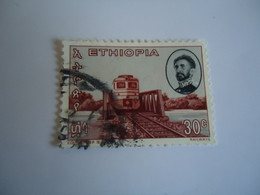 ETHIOPIA  USED STAMPS  TRAINS   TRAIN - Ethiopie