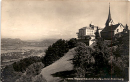 Walzenhausen - Kirche U. Hotel Rheinburg (2929) - Walzenhausen