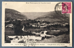 France N°190 Sur CPA - TAD Perlé MONTGESOYE, Doubs 1936 - (A293) - 1921-1960: Modern Tijdperk