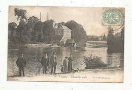 JC, Cp , 86 , Vienne , Chatellerault , Ile Et Moulin JOANY , Voyagée 1906 - Chatellerault