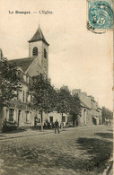 Le Bourget * Vue Sur L'église * Rue * Grainetier Marchand De Vins MAUNY - Le Bourget