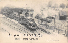 49-ANGERS- JE PARS D'ANGERS BON SOUVENIR - Angers