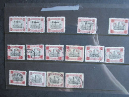 182 - Stadhuis Dendermonde - 182 (4), 188 (6) + 1 *, Opdruk "Eupen" (3) MNH**, Bezetting (legerpost 8) (1) - Used Stamps