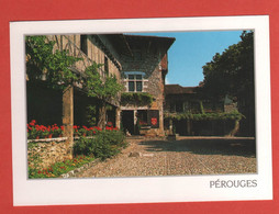 Delcampe - CP 01 PEROUGES 16 Place Du Tilleul - Pérouges