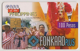 Philippines Old Phonecard PLDT 100P Festivals Expiry 30/9/99 Used - Philippines