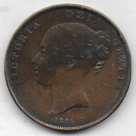 Grande Bretagne - Penny  1855 - D. 1 Penny