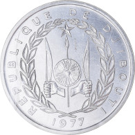 Monnaie, Djibouti, 5 Francs, 1977, Paris, ESSAI, FDC, Aluminium, KM:E3 - Gibuti