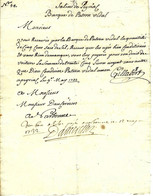 SALINS  PEYRIAC  Aude 1732 SEL SALINES TRANSPORT FLUVIAL PATRON DE BARQUE Gillabert  Pour Dauceresses Noblesse Narbonne - Historische Dokumente