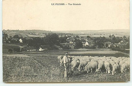 SAUDOY - LE PLESSIS - Vue Générale - Berger Avec Son Troupeau De Moutons - Other & Unclassified