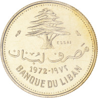 Monnaie, Liban , 10 Piastres, 1972, Paris, ESSAI, FDC, Nickel-Cuivre, KM:E12 - Lebanon