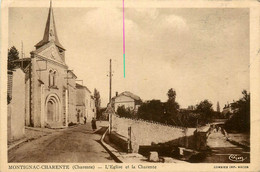 Montignac Charente * Rue Du Village * L'église Et La Charente - Altri & Non Classificati