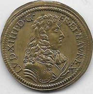 France - Jeton Louis XIIII 1665 - Cuivre - Monarchia / Nobiltà