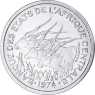 Monnaie, États De L'Afrique Centrale, Franc, 1974, Paris, FDC, Aluminium, KM:E2 - Kameroen