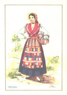 Portugal:Lady Wearing National Costume - Europe