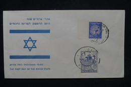 ISRAËL - Enveloppe FDC Of Jewish State   - L 118140 - FDC