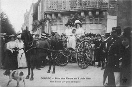 Cognac * La Fête Des Fleurs Du 6 Juin 1909 * Une étoile , 1er Prix Ex Aequo * Les Reines * Cavalcade Carnaval * Attelage - Cognac