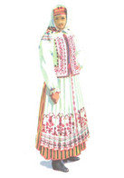 Ukraine:Lviv State, Lady Wearing National Costume, 1959 - Europe