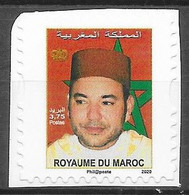 Série Courante : SM Le Roi Mohamed VI : Timbre Auto Collant 2020 : N° à Venir Chez YT. (Voir Commentaires) - Marruecos (1956-...)