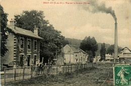 Bray Et Lû * Vue Sur La Gare Et L'usine De La Ville * Ligne Chemin De Fer - Bray-et-Lû