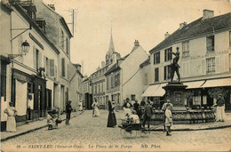 St Leu * La Place De La Forge * Restaurant * Commerces Magasins - Saint Leu La Foret