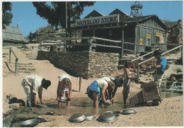 Sovereign Hill Goldmining Township, BALLARAT, Victoria - Visitors Try Their Luck Gold Panning In Red Hill Gully Creek - Ballarat