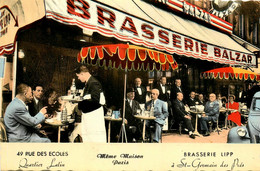 Paris * 5ème * Brasserie BALZAR , 49 Rue Des écoles * Quartier Latin * St Germain Des Prés - Arrondissement: 05