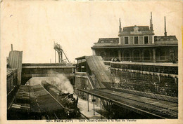 Paris * 14ème * Rue De Vanves * Vue Sur La Gare Ouest Ceinture * Passage Du Train * Ligne Chemin De Fer - Paris (14)