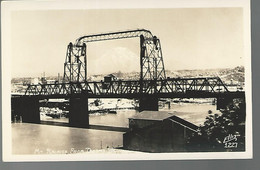 59073 ) USA View Of Mt Ranier From Tacoma Wa Real Photo Post Card RPPC Undivided Back - Tacoma