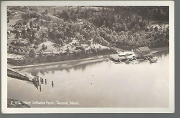 59080 ) USA Point Defiance Park Tacoma Wa Real Photo Post Card RPPC Undivided Back - Tacoma