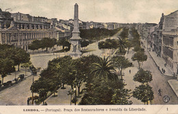 Portugal - Lisboa - Praça Dos Restauradores E Avenida Da Liberdade - Lisboa