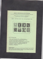 GERMANY, STAMP MAGAZINE "ARGE DER BALKANLANDER", 140/1996  (007) - Altri & Non Classificati