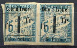 Cote D'Ivoire       Colis Postaux Paire 7A ** - Unused Stamps