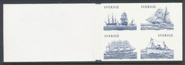 Sweden 1999. Proof Of Print Booklet:  Det Marina Arvet. Blue. MNH(**) - Proeven & Herdrukken