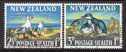 New Zealand 1964 Health Set Of 2, Used, SG 822/3 (A) - Usados